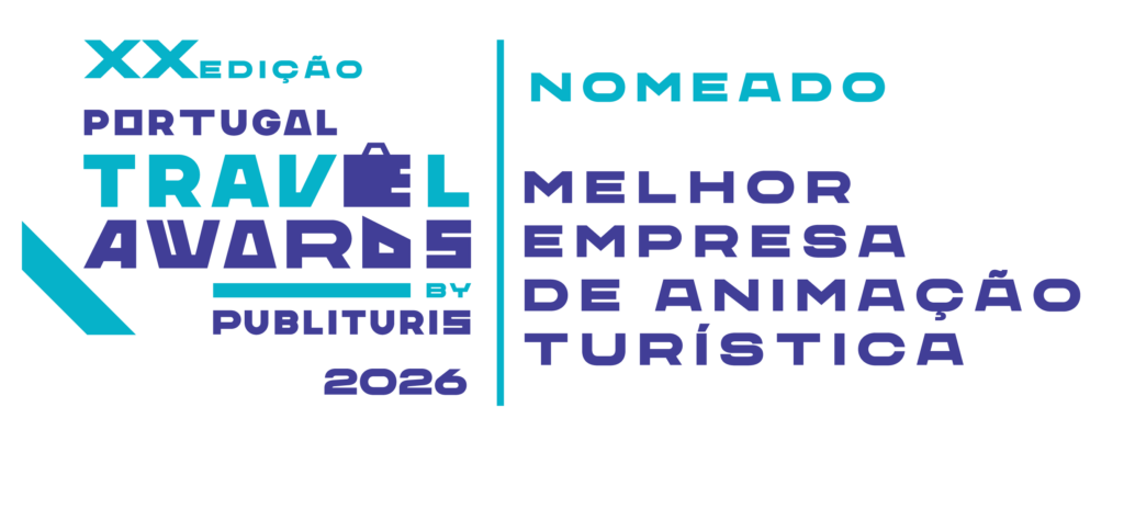 Equipa Alquevatours e Selo de Nomeado Melhor Empresa Animação Turística Publituris 2026